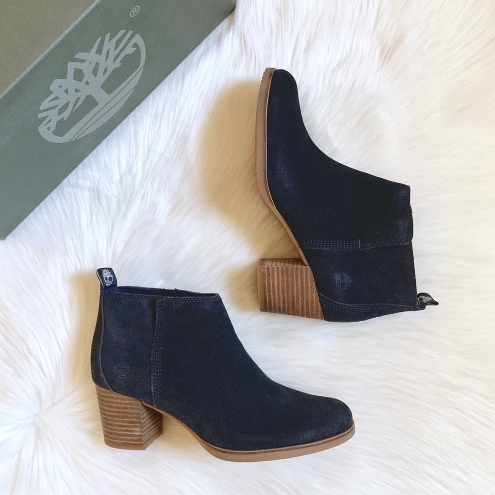 Timberland Dark Blue Eleonor Street Ankle Bootie - Picture 3 of 8